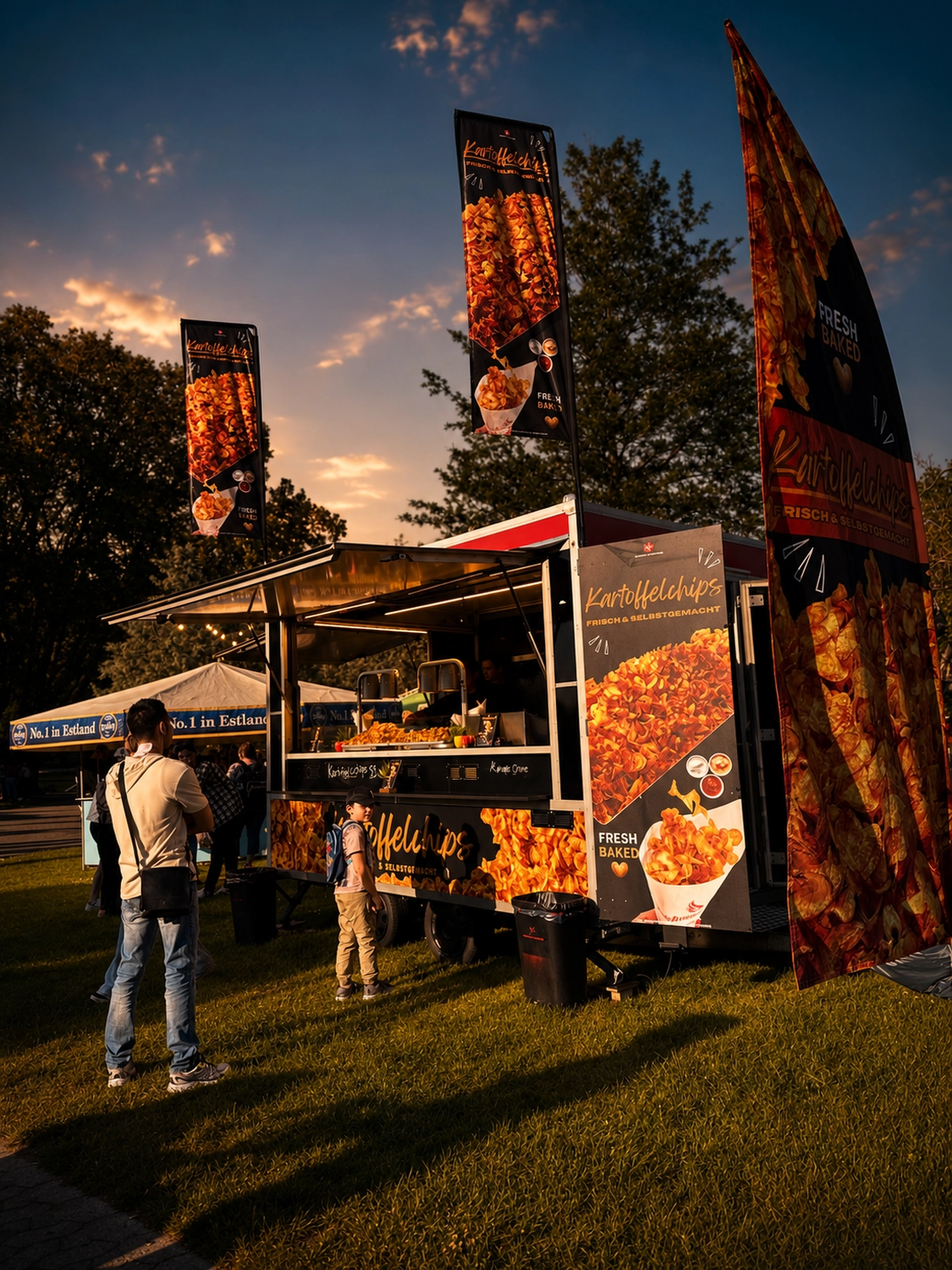 Kartoffelchips Foodtruck
